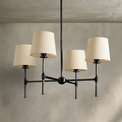 Morylighting Aura Round Chandelier 4/6 Light - Background Shot