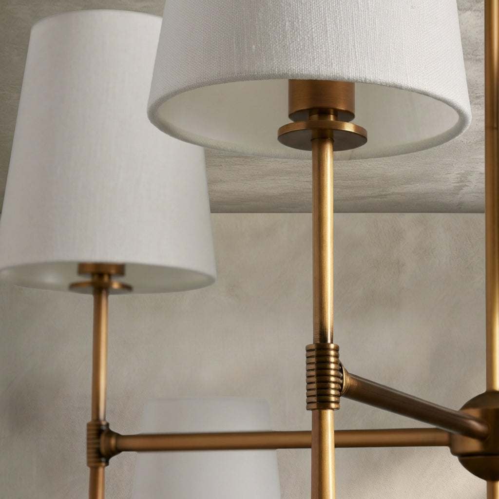 Morylighting Veridian 2-Tier Round Chandelier 48" Diameter - Background Shot