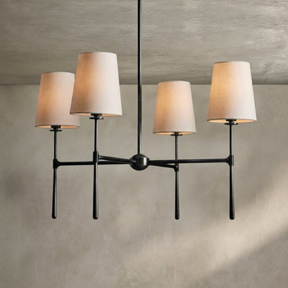 Morylighting Aura Round Chandelier 4/6 Light - Background Shot