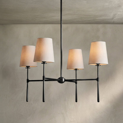 Morylighting Aura Round Chandelier 4/6 Light - Background Shot