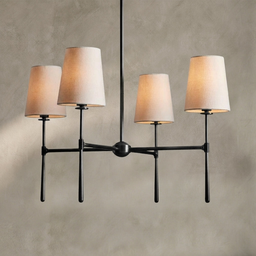 Morylighting Aura Round Chandelier 4/6 Light - Background Shot