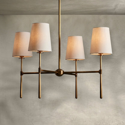 Morylighting Aura Round Chandelier 4/6 Light - Background Shot