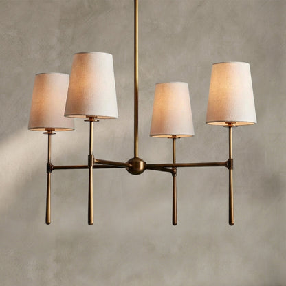 Morylighting Aura Round Chandelier 4/6 Light - Background Shot