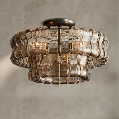 Morylighting Veridian Radiance Flush Mount 18" Diameter - Background Shot