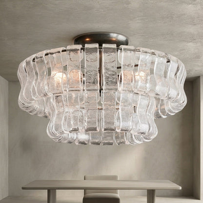 Morylighting Veridian Radiance Flush Mount 18" Diameter - Background Shot
