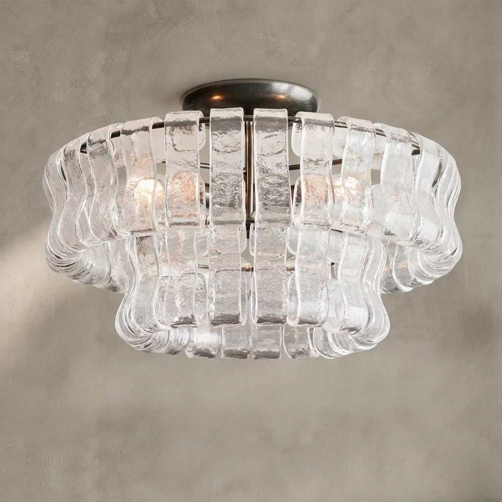 Morylighting Veridian Radiance Flush Mount 18" Diameter - Background Shot