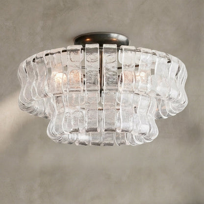 Morylighting Veridian Radiance Flush Mount 18" Diameter - Background Shot