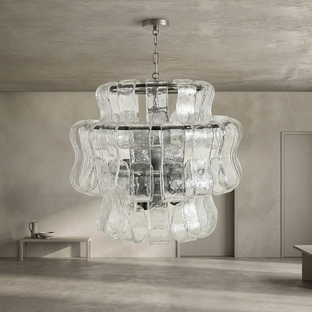 Morylighting Veridian Artisan Glass Sconce - Background Shot