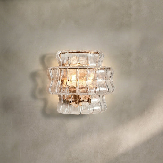 Morylighting Veridian Artisan Glass Sconce - Background Shot