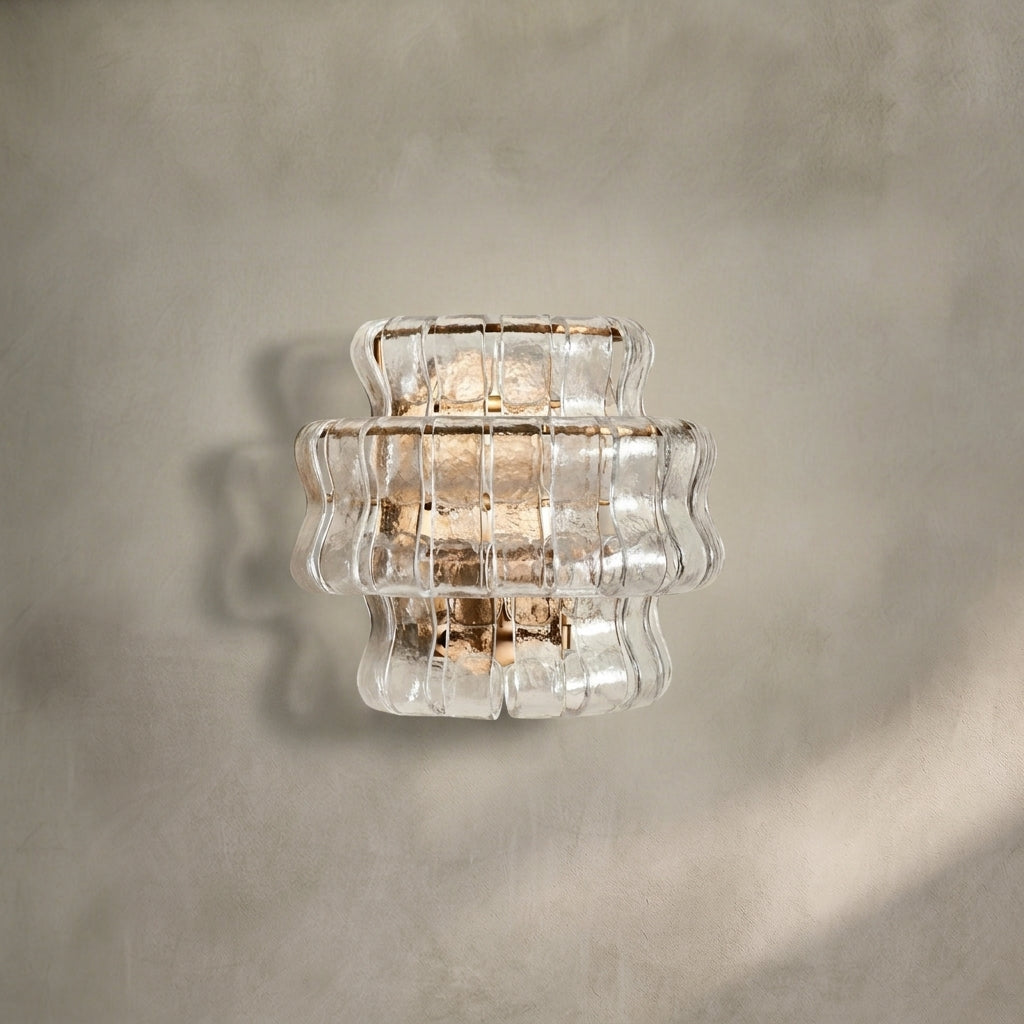 Morylighting Veridian Artisan Glass Sconce - Background Shot