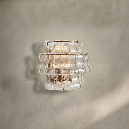 Morylighting Veridian Artisan Glass Sconce - Background Shot
