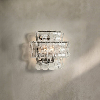 Morylighting Veridian Artisan Glass Sconce - Background Shot