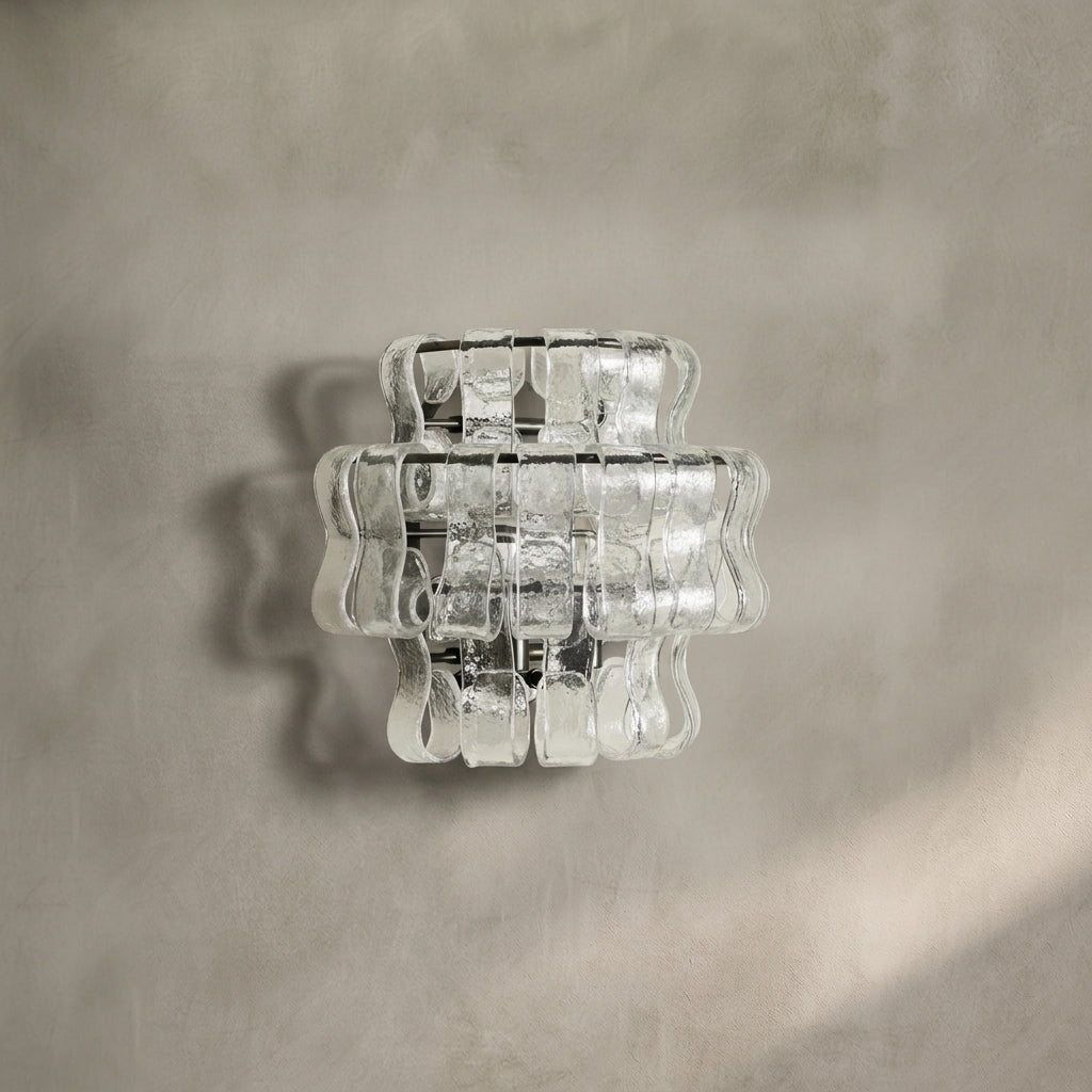 Morylighting Veridian Artisan Glass Sconce - Background Shot