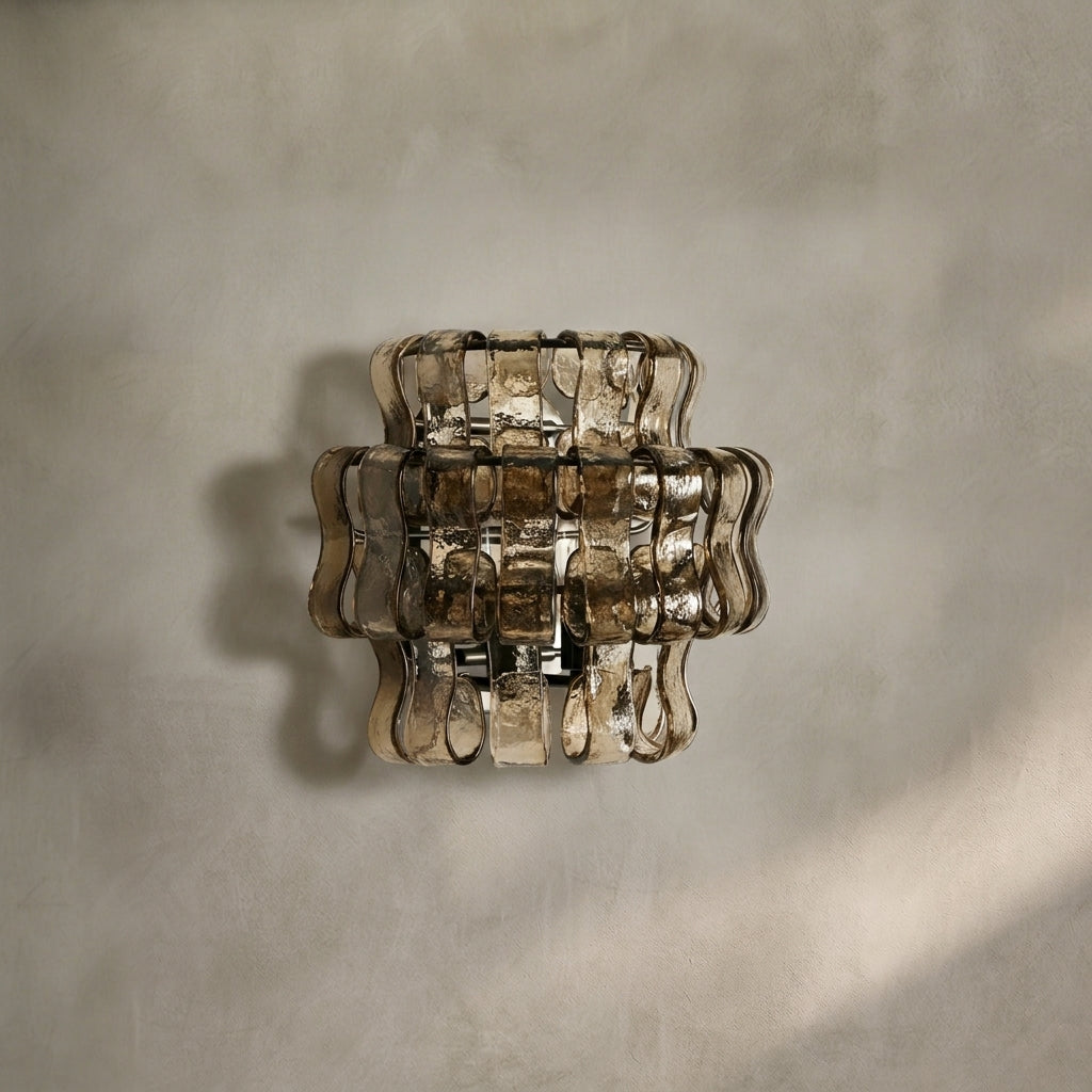 Morylighting Veridian Artisan Glass Sconce - Background Shot