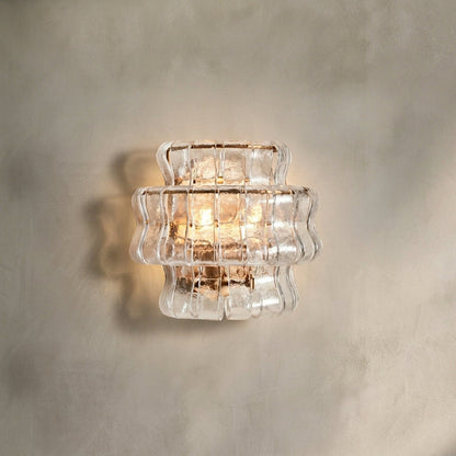 Morylighting Veridian Artisan Glass Sconce - Background Shot