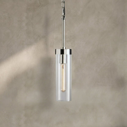 Morylighting Veridian Fluted Glass 1-Light Pendant - Background Shot