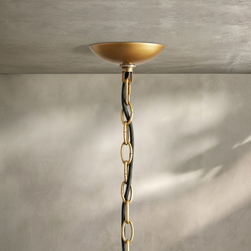 Morylighting Veridian Bloom 6/8 Lights Chandelier 26"32" - Background Shot