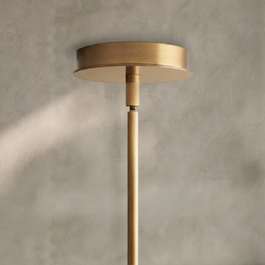 Morylighting Aura Grand Hand-Blown Glass 7-Light Pendant for Staircase Foyer 21.75" Diameter - Background Shot