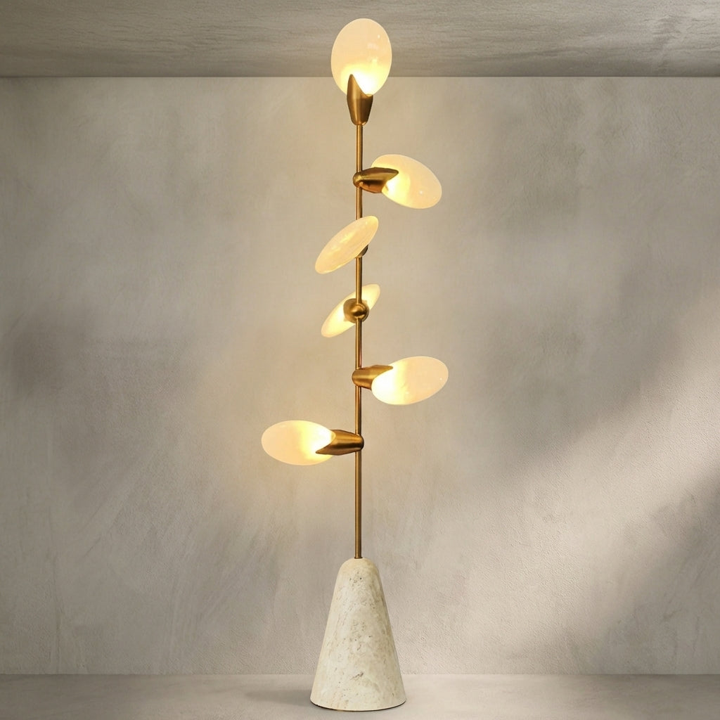 Morylighting Aura Petal Floor Lamp - Background Shot