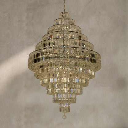 Morylighting Grand Lumina K9 Crystal Round Chandelier - Background Shot