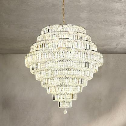 Morylighting Grand Lumina K9 Crystal Round Chandelier - Background Shot