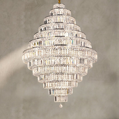 Morylighting Grand Lumina K9 Crystal Round Chandelier - Background Shot