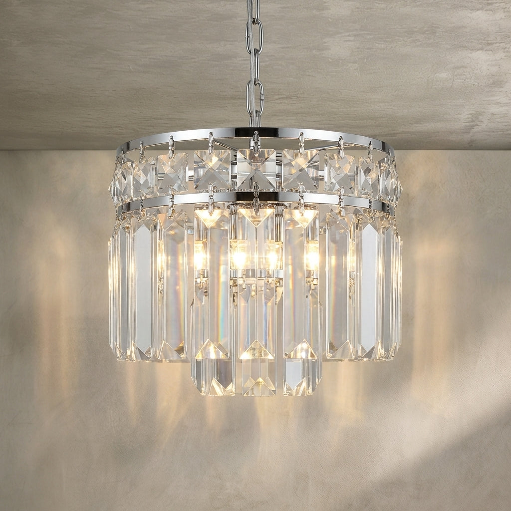 Morylighting Grand Lumina K9 Crystal Round Chandelier - Background Shot
