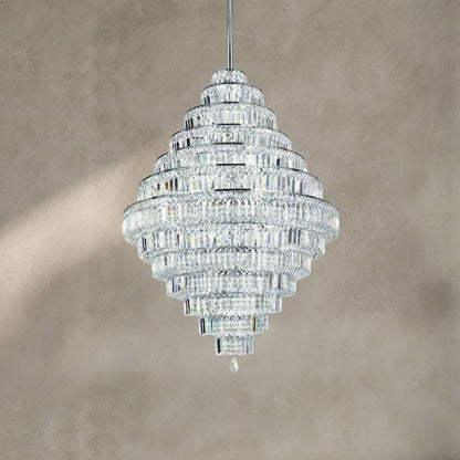 Morylighting Grand Lumina K9 Crystal Round Chandelier - Background Shot