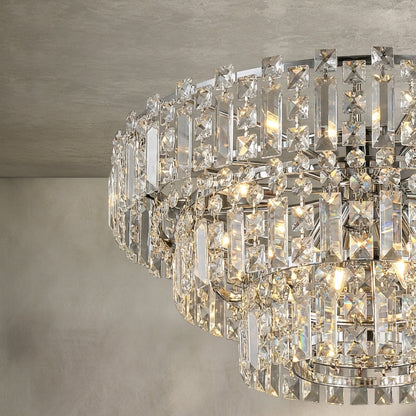 Morylighting Grand Lumina K9 Crystal Round Chandelier - Background Shot