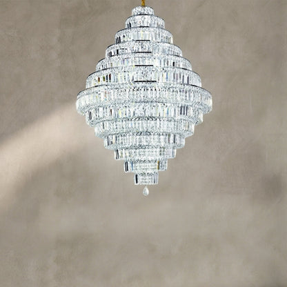 Morylighting Grand Lumina K9 Crystal Round Chandelier - Background Shot