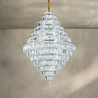 Morylighting Grand Lumina K9 Crystal Round Chandelier - Background Shot