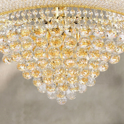 Morylighting Grand Radiance Round Crystal Chandelier - Background Shot