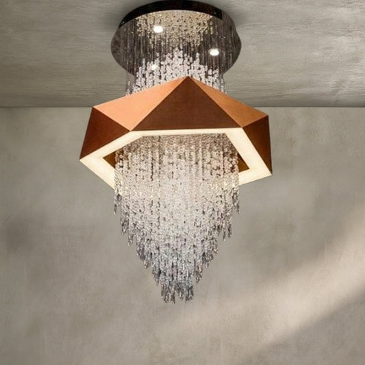 Morylighting Opulent Grandeur Crystal Pendant Chandelier - Background Shot