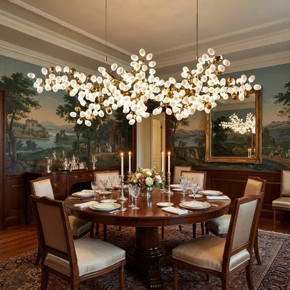 Morylighting Verdant Canopy Horizontal Chandelier - formal American dining room