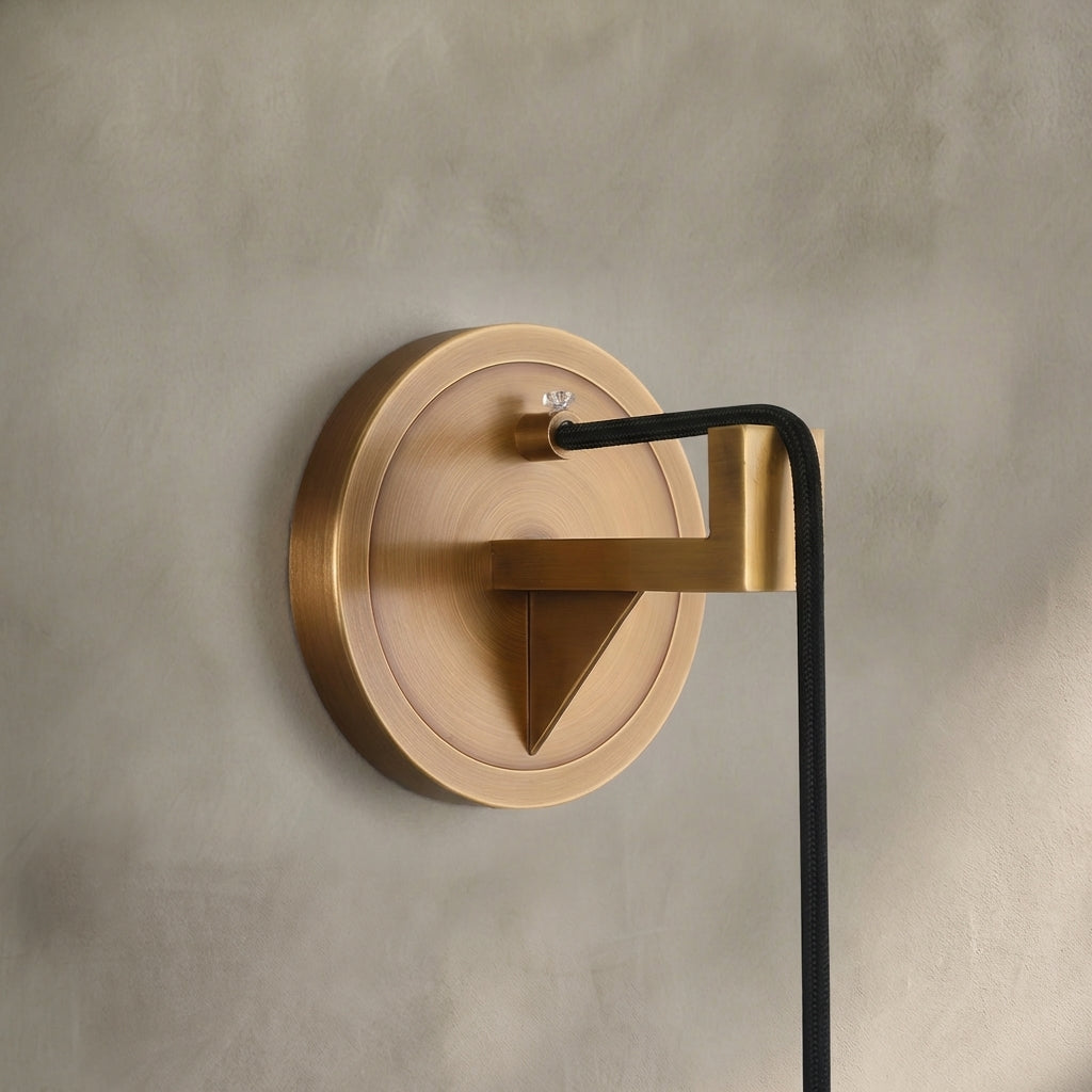 Morylighting Veridian Alabaster Flute Wall Sconce - Background Shot