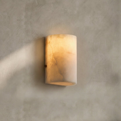 Morylighting Luminous Alabaster Stone Sconce - Background Shot