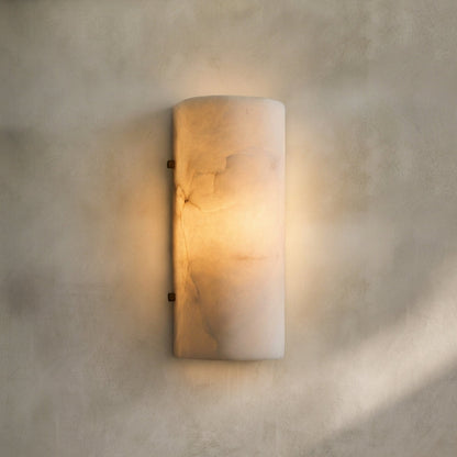 Morylighting Luminous Alabaster Stone Sconce - Background Shot
