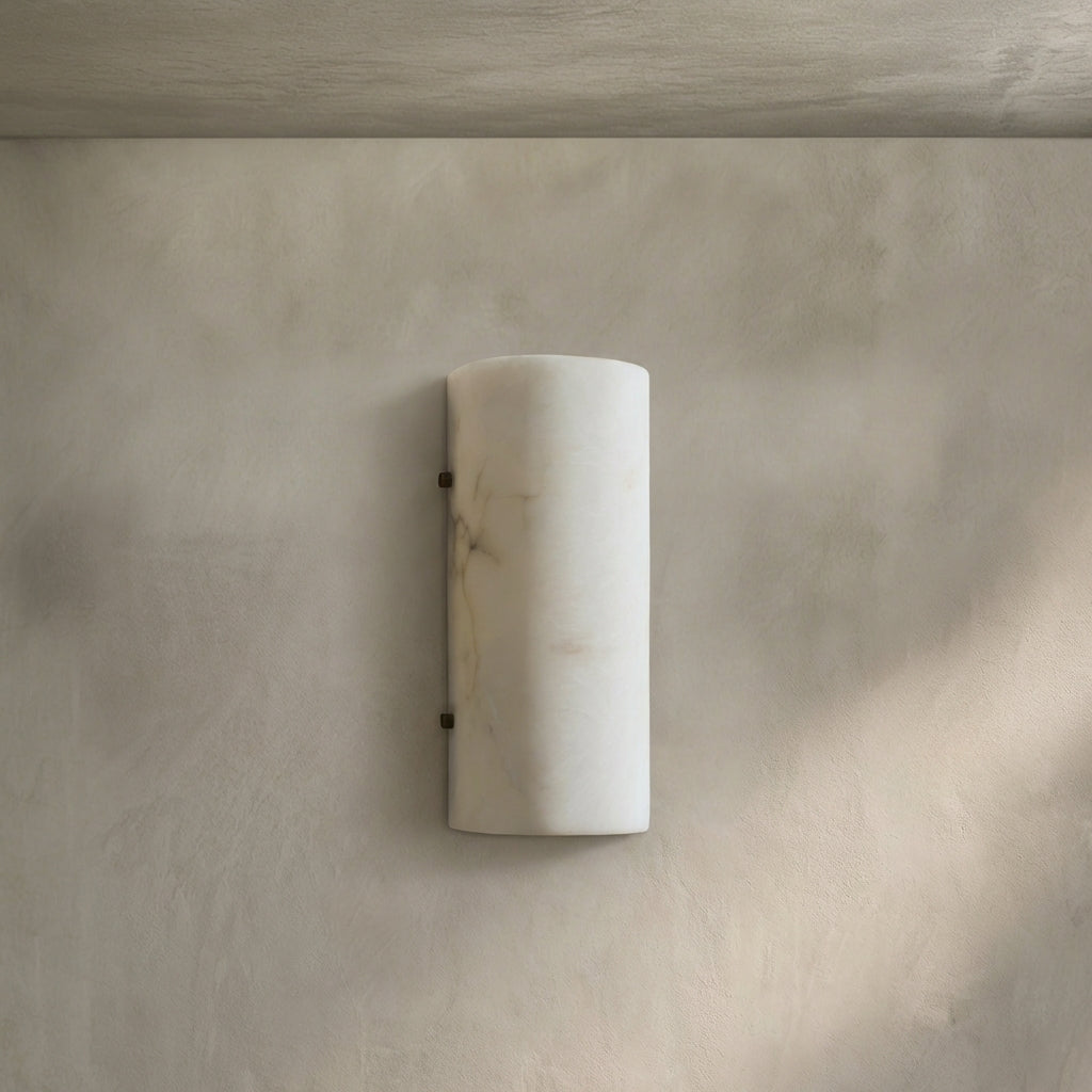 Morylighting Luminous Alabaster Stone Sconce - Background Shot
