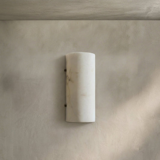 Morylighting Luminous Alabaster Stone Sconce - Background Shot