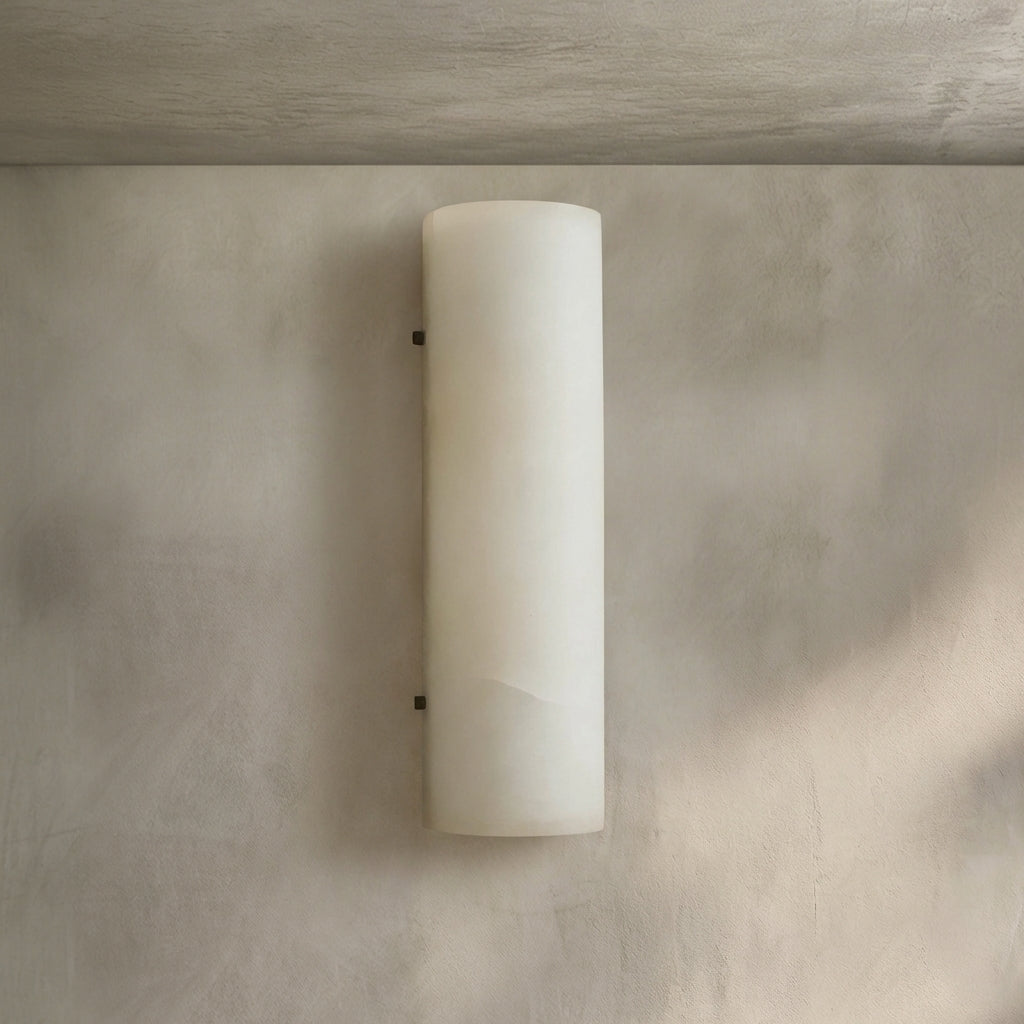 Morylighting Luminous Alabaster Stone Sconce - Background Shot