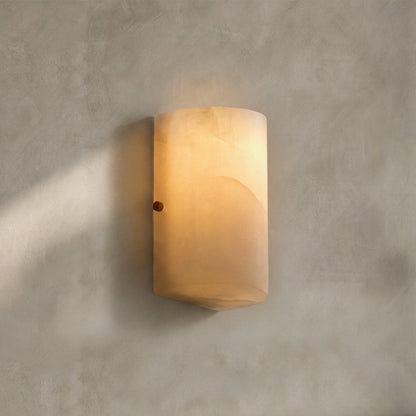 Morylighting Luminous Alabaster Stone Sconce - Background Shot