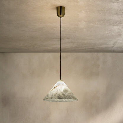 Morylighting Sakura Bloom Alabaster Pendant - Background Shot