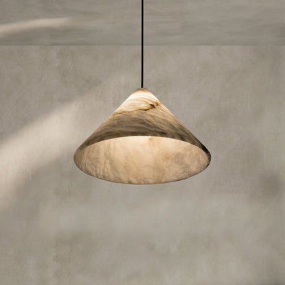 Morylighting Sakura Bloom Alabaster Pendant - Background Shot