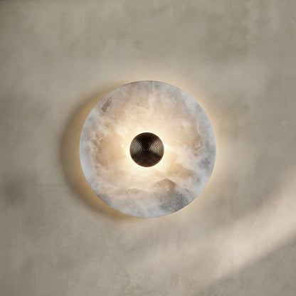 Morylighting Alabaster Horizon Wall Sconce - Background Shot
