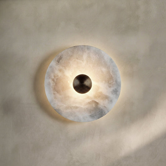 Morylighting Alabaster Horizon Wall Sconce - Background Shot