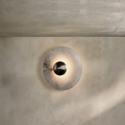 Morylighting Median Alabaster Wall Sconce - Background Shot