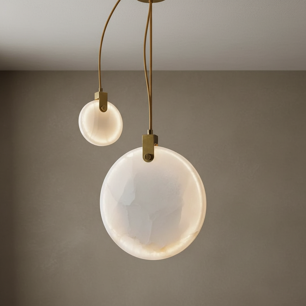 Morylighting Aura Marble Multi-Light Pendant Chandelier - Background Shot