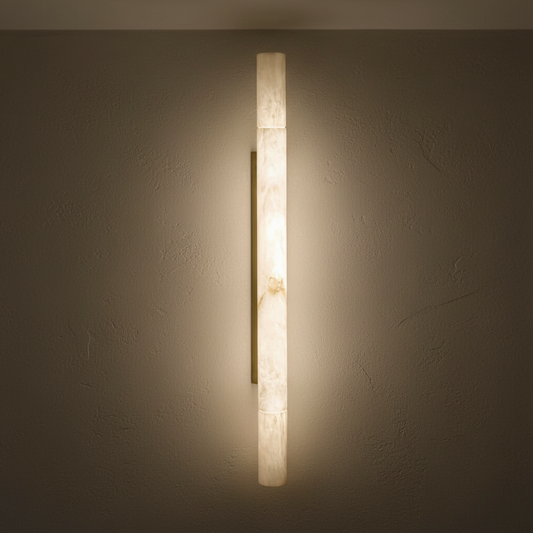 Morylighting Alabaster Linear Wall Sconce - Background Shot