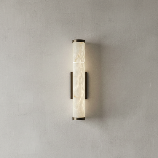 Morylighting Alabaster Linear Wall Sconce - Background Shot