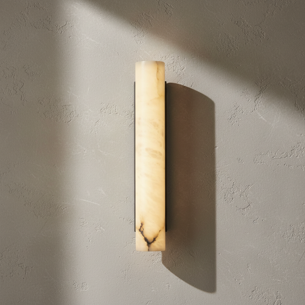 Morylighting Alabaster Linear Wall Sconce - Background Shot
